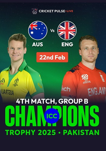 ICC Champions Trophy (2025) (ENG VS AUS) Highlights Hindi WEB-HDRip 1080p | 720p | 480p [x264]