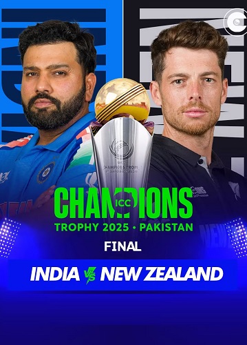 ICC Champions Trophy (2025) (IND VS NZ) Highlights Hindi WEB-HDRip 1080p | 720p | 480p [x264]